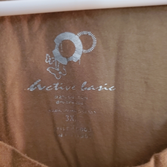 Women's Tan Long Sleeve Top - Picture 2 of 4